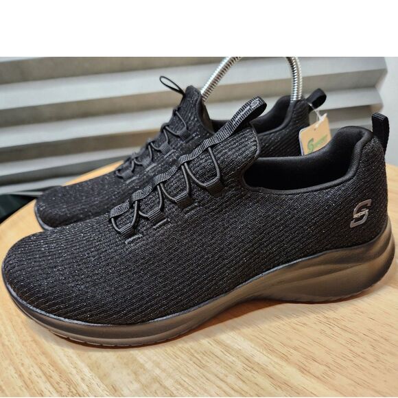 S Sport by Skechers Women’s 7.5 Slip-On Shoes – Black Memory Foam - Picture 2 of 8